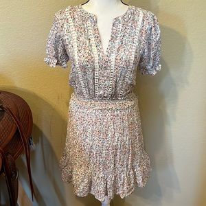🌸 NWT Wonderly brand women’s partially lined short sleeve dress
